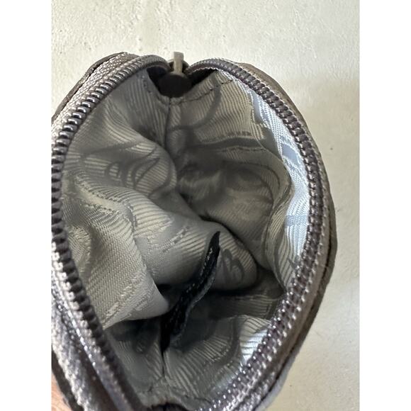 Brighton Heart Mini Coin Purse Pewter Leather - Picture 11 of 11